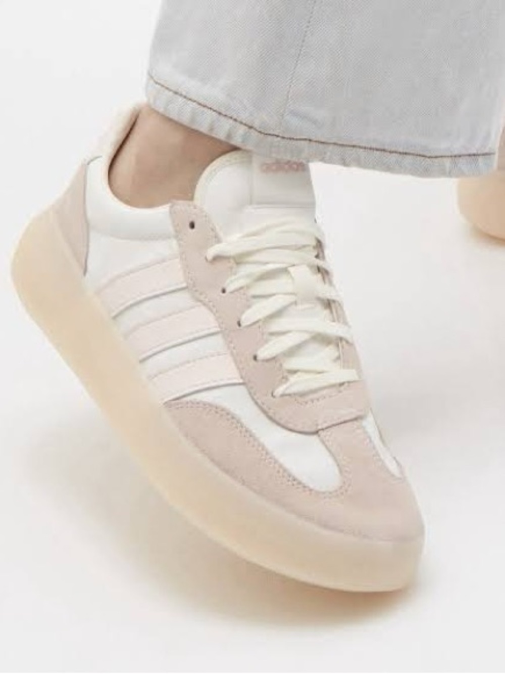 MAKE AN OFFER ADIDAS Barreda Decode Luxe Leather Suede Sneakers
